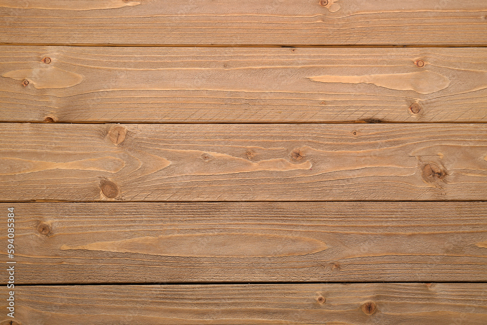 Fototapeta premium View of brown wooden texture as background