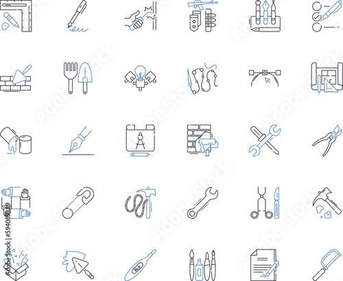 Ingredients line icons collection. Spices, Herbs, Vegetables, Fruits, Meats, Dairy, Grains vector and linear illustration. Legumes,Nuts,Seeds outline signs set