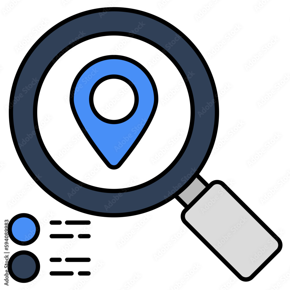 Premium download icon of search location Premium download icon of search location