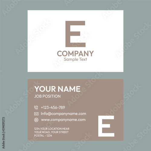 Vector Modern Creative and Clean Business Card Template