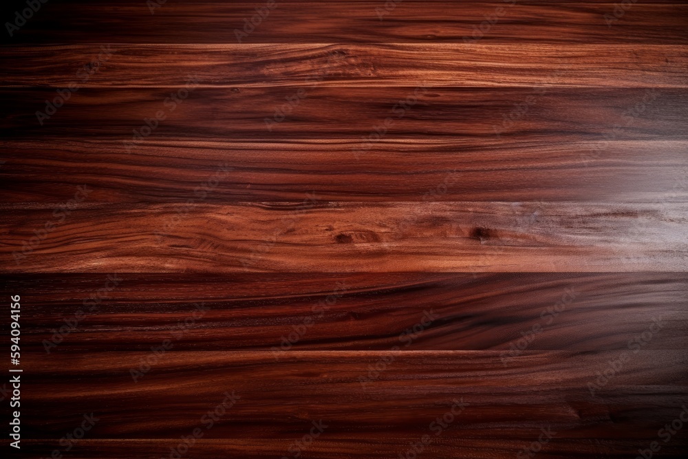 Mahogany wooden boards with natural pattern background texture wallpaper. Generative AI Mahogany wooden boards with natural pattern background texture wallpaper. Generative AI