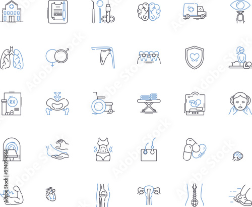 Energy line icons collection. Power, Renewable, Solar, Wind, Gas, Coal, Hydroelectric vector and linear illustration. Geothermal,Fusion,Biomass outline signs set