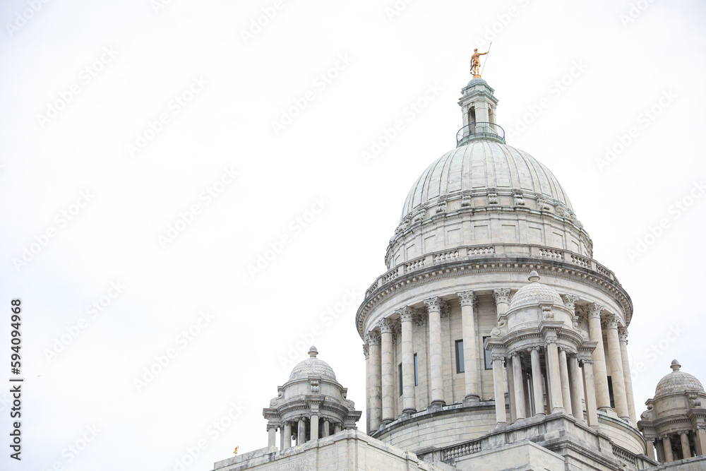 The US Capitol State House is a symbol of American democracy and government power. Its iconic design features a dome, columns, and statues, embodying the values of freedom, liberty, and national unity