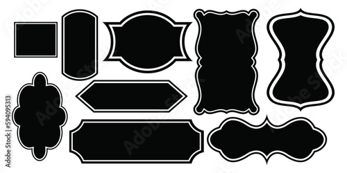 labels vector set, icon, symbol, logo, clipart, isolated. vector illustration. vector illustration isolated on white background.