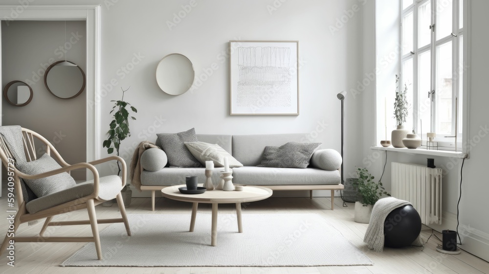 Scandinavian Design with Natural Forms and Neutral Colors