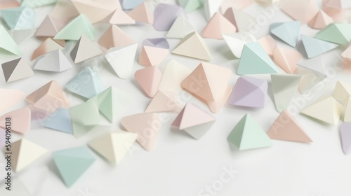 Soft pastel diamond confetti wallpaper