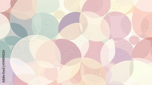 Soft petal-like circle with varying shades