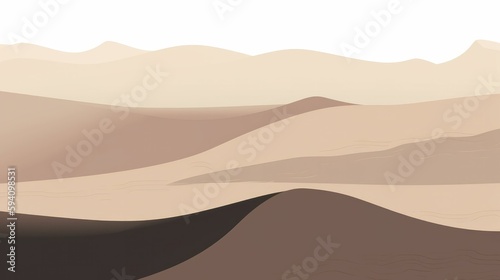 Minimal desert background in neutral colors