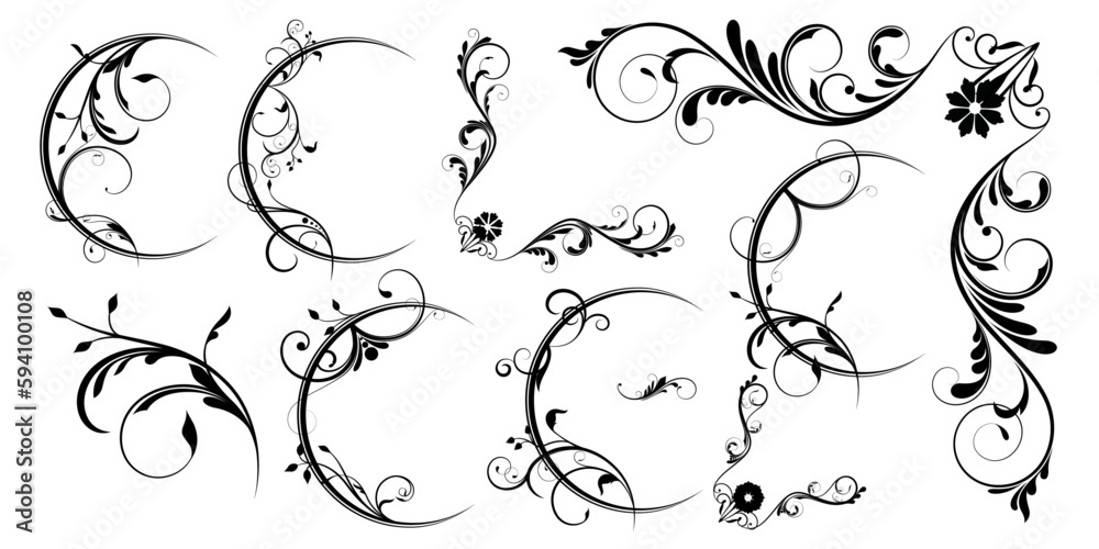 vintage designs vector set, icon, symbol, logo, clipart, isolated. vector illustration. vector illustration isolated on white background.