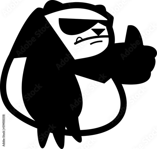 cool gungho gangsta panda