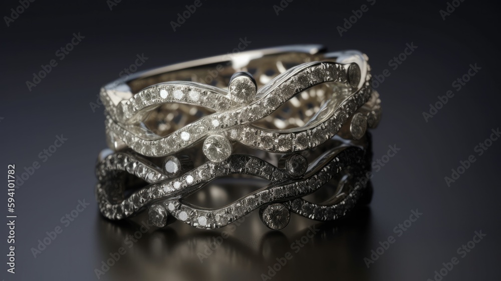 Diamond shapes in grey and white Diamond shapes in grey and white