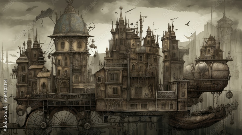 Steampunk City - A Nostalgic Twist on City Skylines