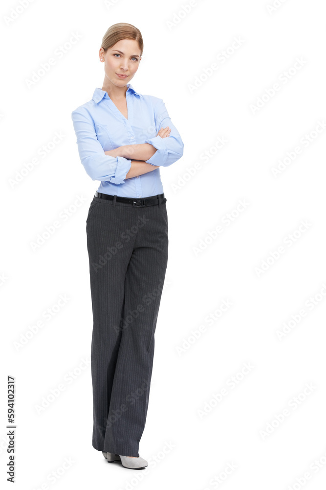 Business woman, portrait and arms crossed or serious about success, confidence or career. Professional female leader with motivation focus, mission or mindset isolated on transparent png background Business woman, portrait and arms crossed or serious about success, confidence or career. Professional female leader with motivation focus, mission or mindset isolated on transparent png background
