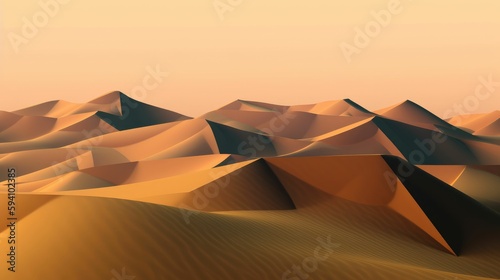 Brown Diamond Desert Geo Background