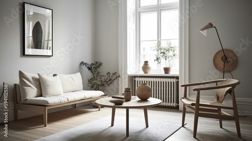 Scandinavian design with natural forms and neutral colors © Oliver