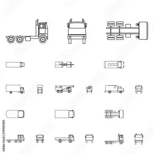 Vector vehicles - 6 Vector trucks