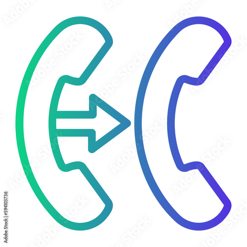 outgoing call icon