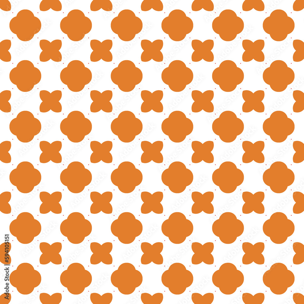 Minimal Geometric Design with Seamless White and Orange Patterns Minimal Geometric Design with Seamless White and Orange Patterns