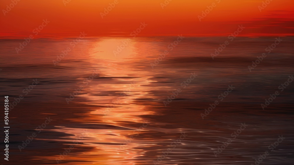 Warm streaks of color with sun and fading depth Warm streaks of color with sun and fading depth