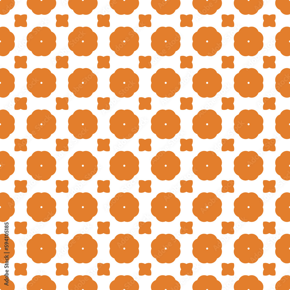 Minimal Geometric Design with Seamless White and Orange Patterns Minimal Geometric Design with Seamless White and Orange Patterns