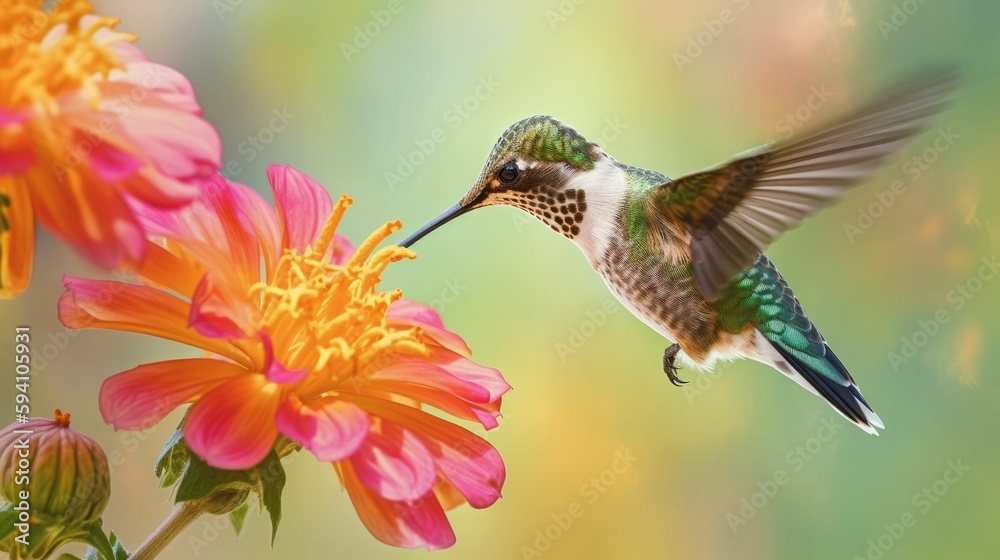 Hummingbird and Flower pairings Nature-inspired Art Hummingbird and Flower pairings Nature-inspired Art