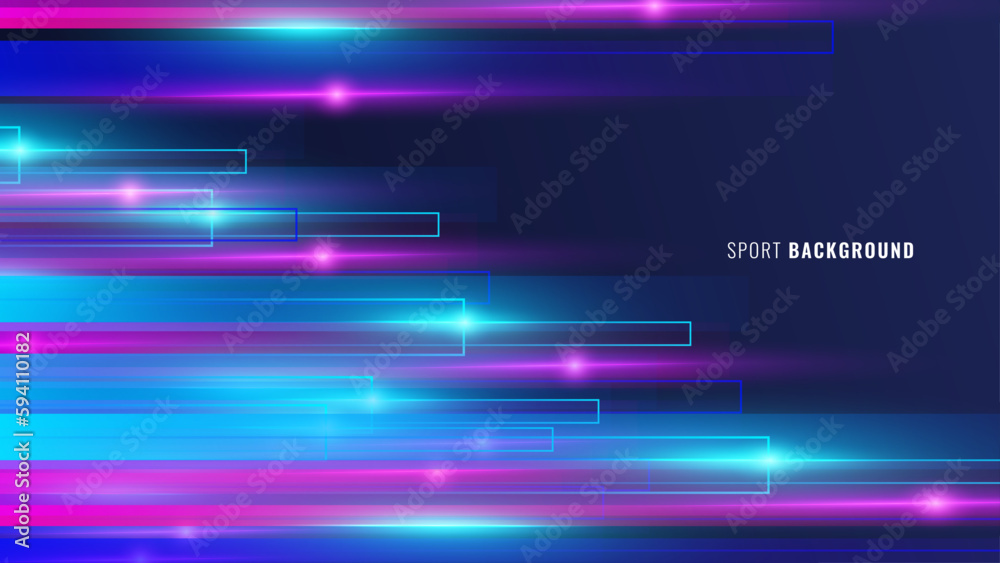 Colorful abstract metallic background with 3D layers