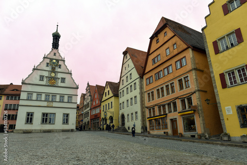 Historische Altstadt Rothenburg ob der Tauber, Bayern