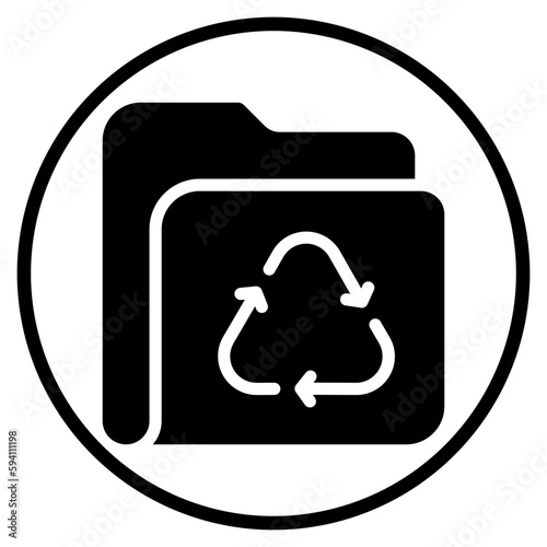 folder glyph icon