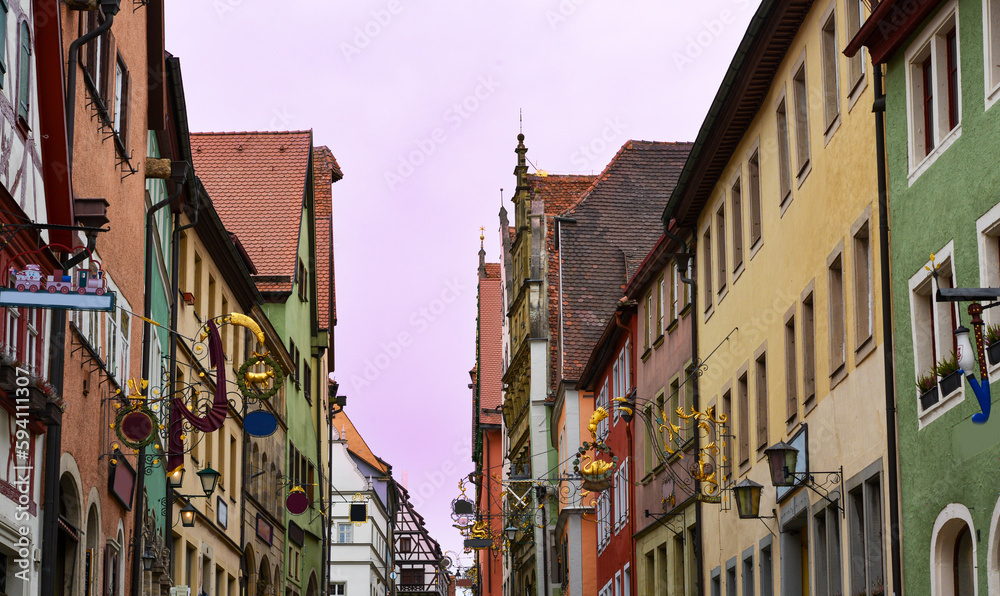 Altstadt Rothenburg ob der Tauber, Bayern
