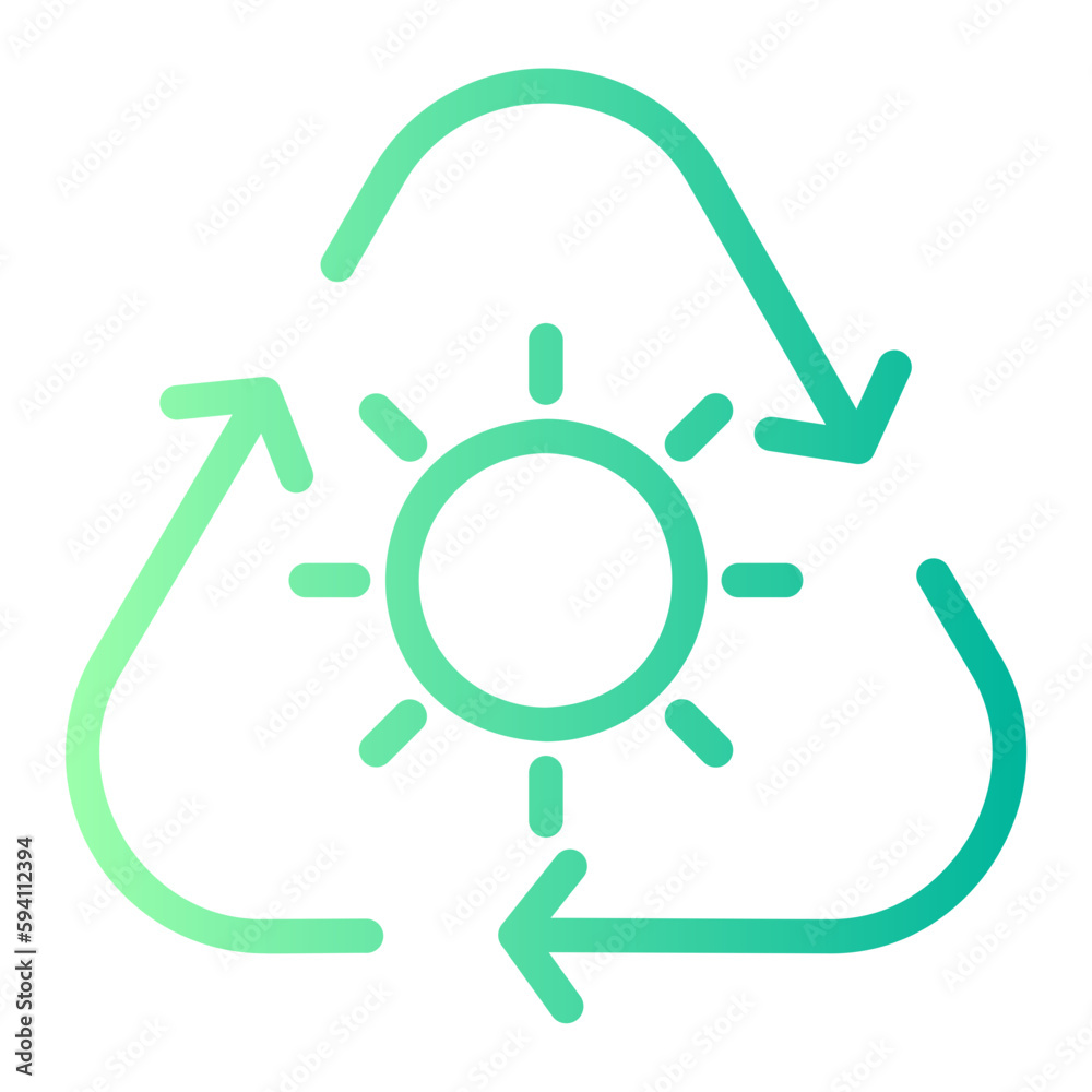 solar power gradient icon solar power gradient icon
