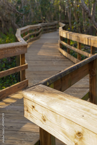 wooden bridge in the park © AJ