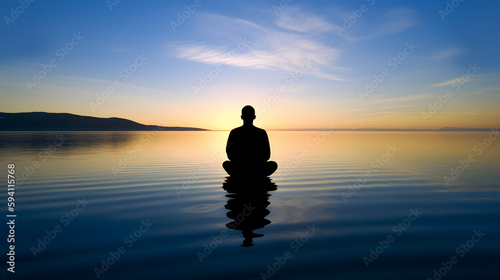 Serenidade nas Ondas do Pensamento: Meditação Guiada, IA Generativa