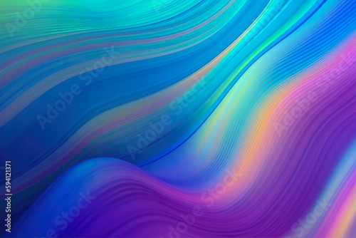 Abstract Holographic Waves texture features a futuristic and digital design with vibrant colors and iridescent effects that create a mesmerizing and eye-catching visual experience.