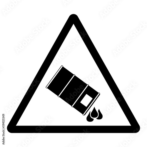 Warning This Container Has Been Triple Rinsed Symbol Sign, Vector Illustration, Isolate On White Background Label. EPS10