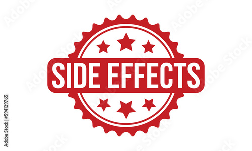 Side Effects Rubber Stamp Seal Vector