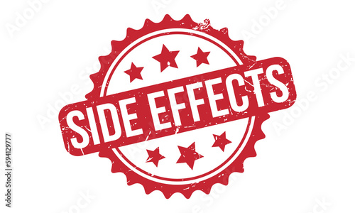 Side Effects Rubber Stamp Seal Vector