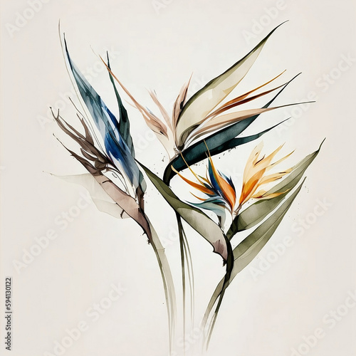 Bird of Paradise Illustration