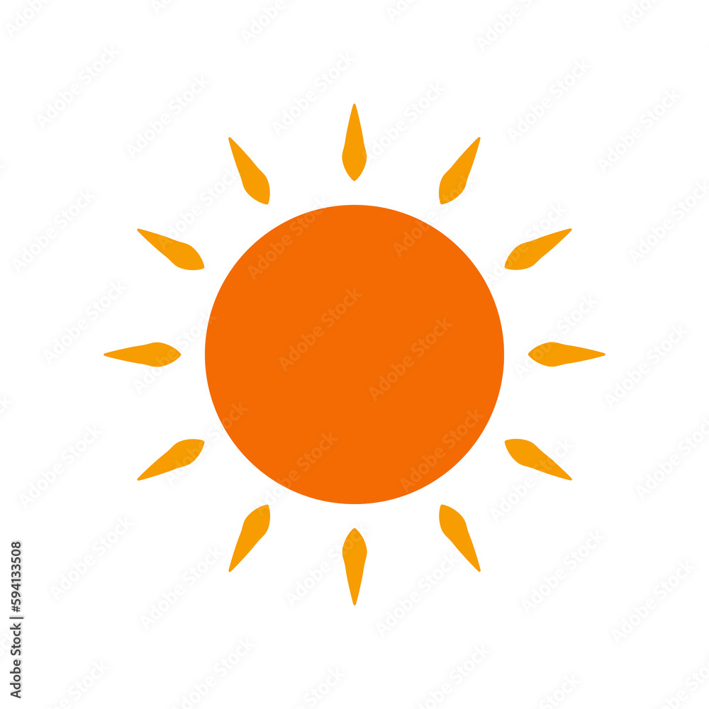 Naklejka premium sun