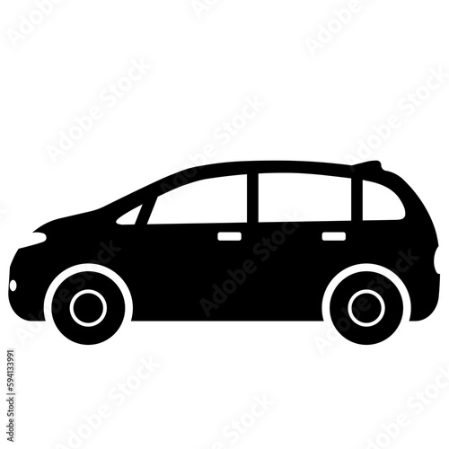 Hatchback car icon vector. Vector illustration of hatchback car. Vehicle icon of car for design regarding transportation, automotive and automobile. Silhouette of transportation