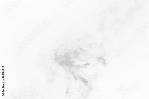 White, puff of smoke and fog, vapor isolated on png or transparent background with gas pattern and mist. Misty, smoky and incense burning with steam, smog and cloudy, spray or powder with texture