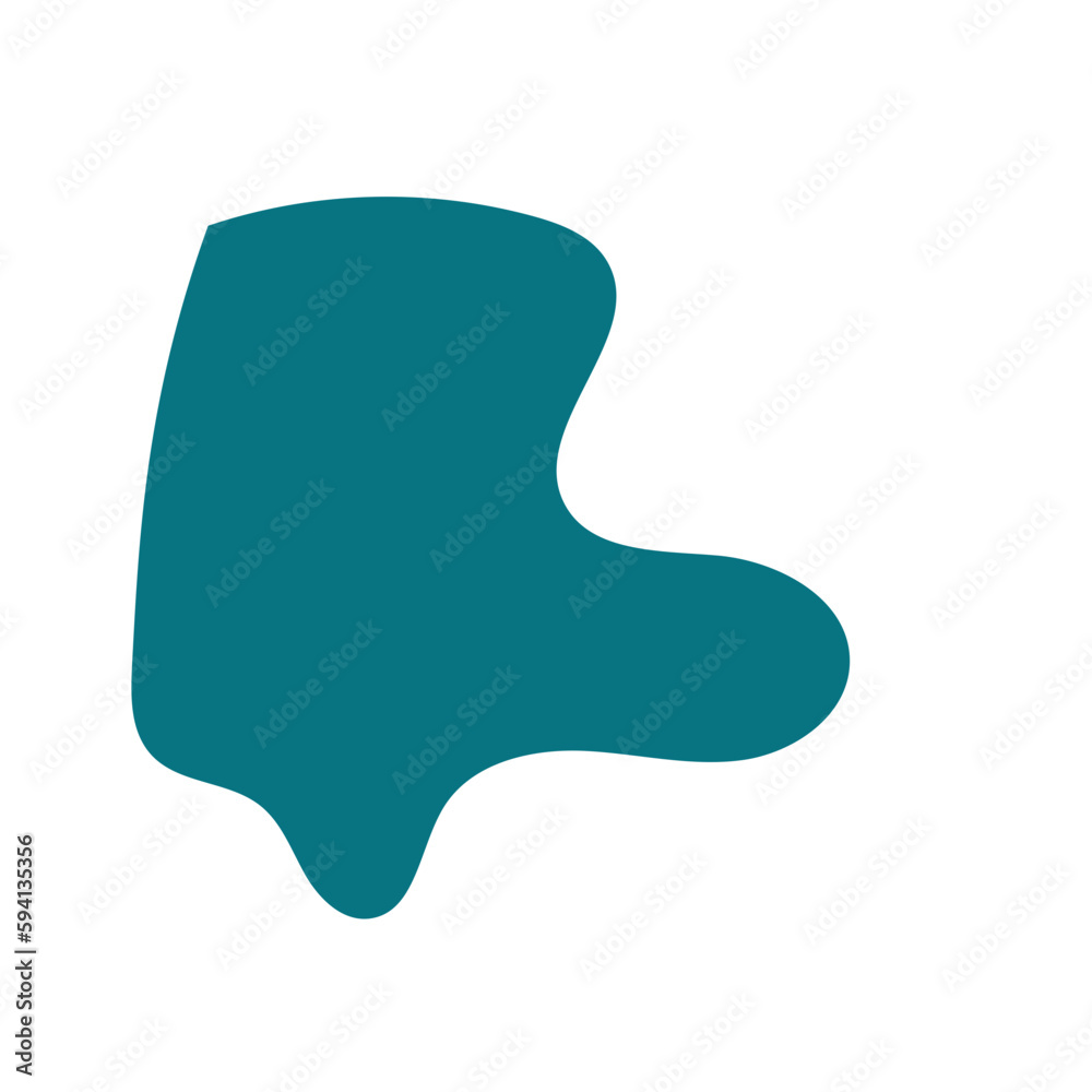 Blue Green Blob Abstract Shapes Vector Blue Green Blob Abstract Shapes Vector