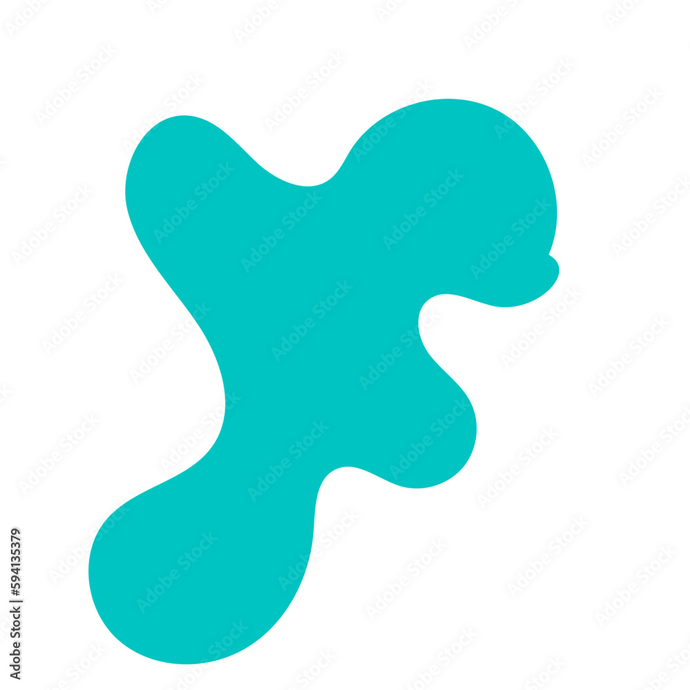 Blue Green Blob Abstract Shapes Vector Blue Green Blob Abstract Shapes Vector