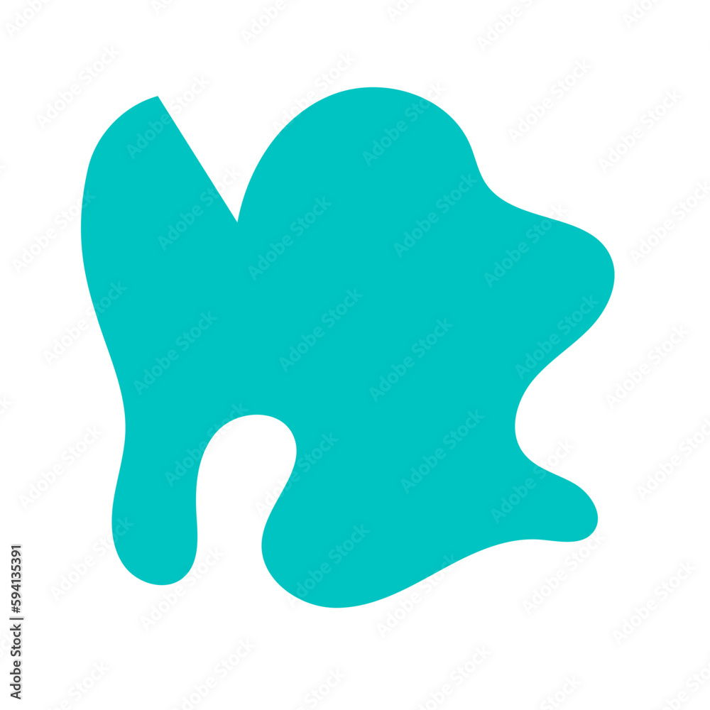 Blue Green Blob Abstract Shapes Vector Blue Green Blob Abstract Shapes Vector
