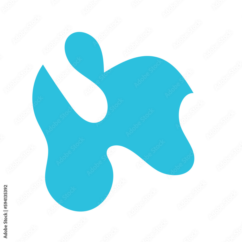 Blue Green Blob Abstract Shapes Vector Blue Green Blob Abstract Shapes Vector