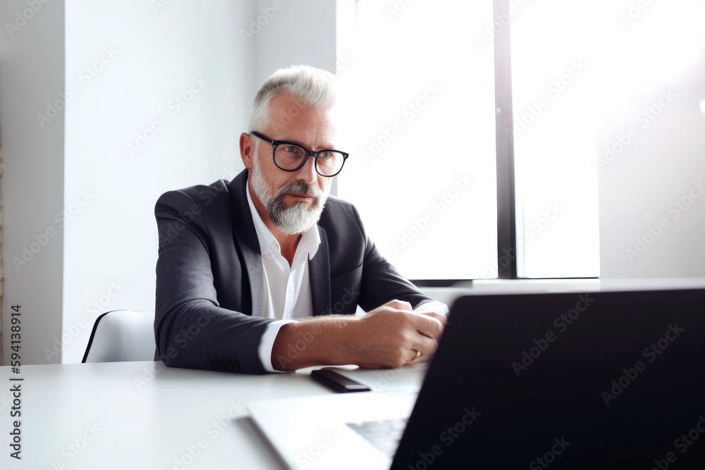 Office Video Call Consultation With A Client, High quality generative AI Office Video Call Consultation With A Client, High quality generative AI
