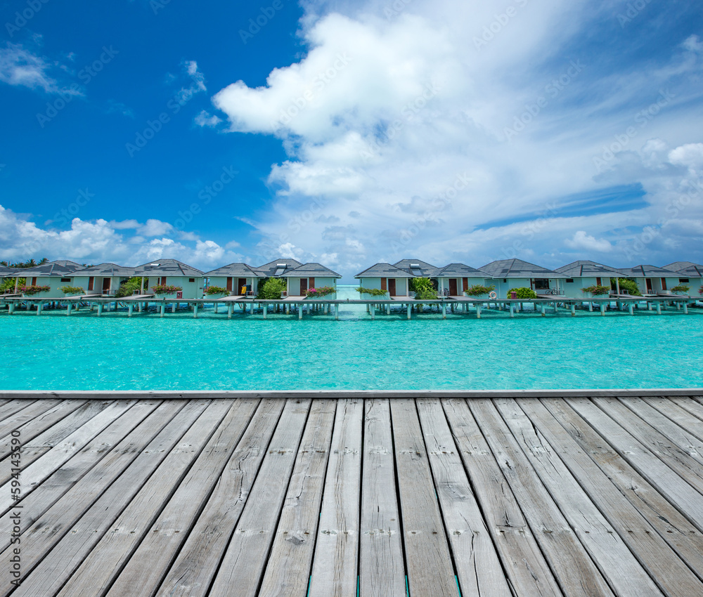 Obraz premium beautiful beach and tropical sea