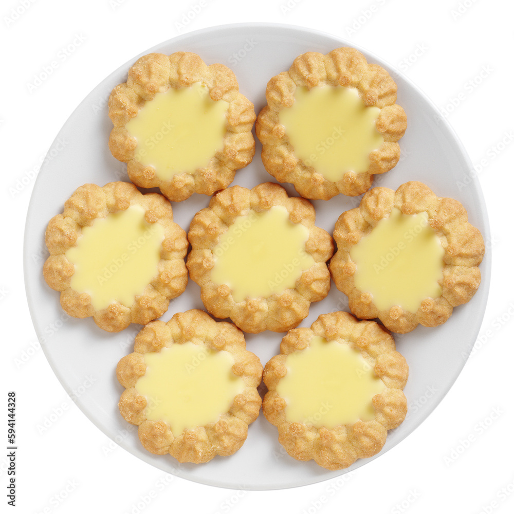 Biscuits with cream filling