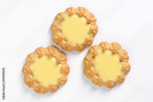 Biscuits with cream filling