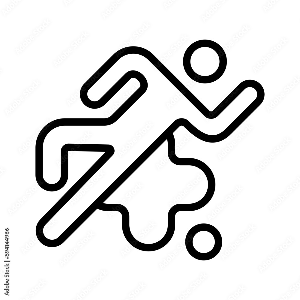 Victim outline icon for law, horror, death, halloween, avatar, die, bullying, terror, miscellaneous logo 
