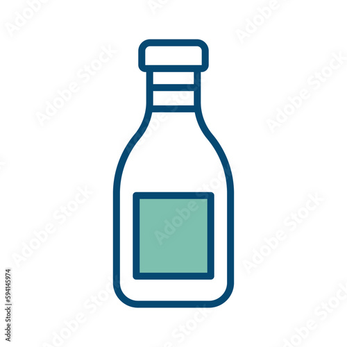 ketchup icon vector design template in white background